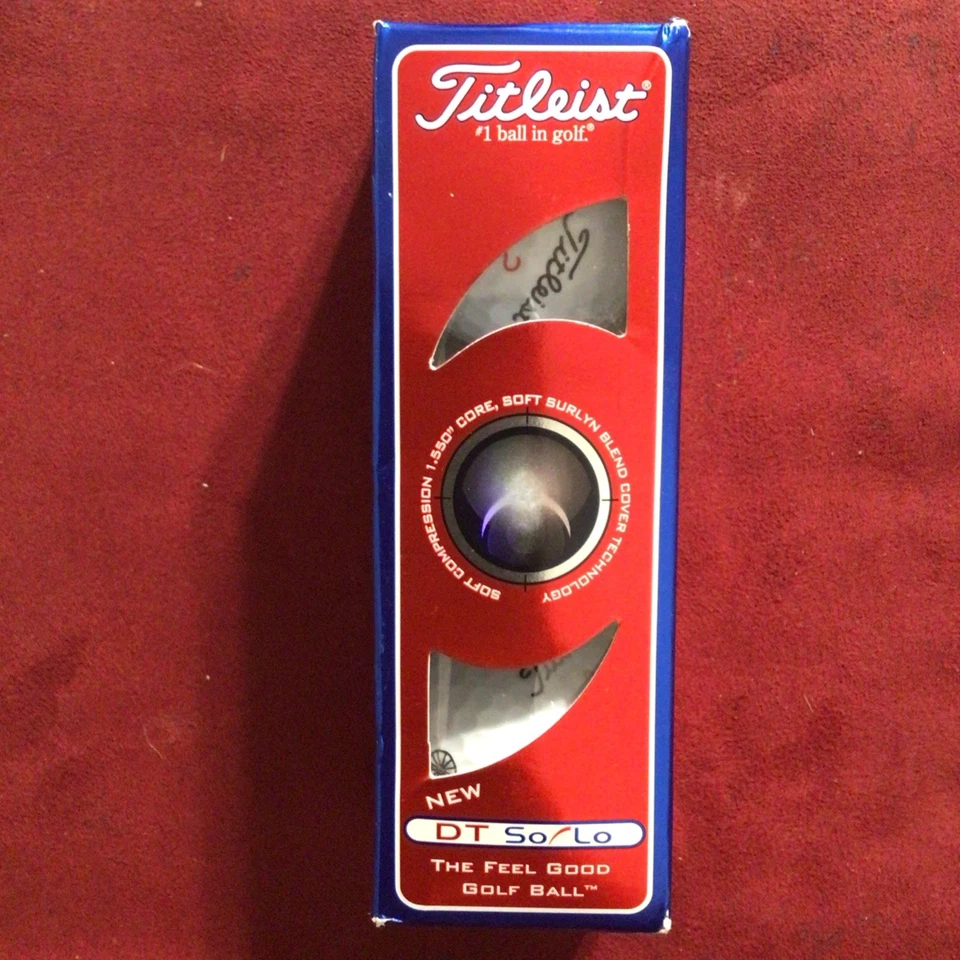 Titleist DT SOLO Soft Feel 全新 3 球套。  — 第 1/3 张图片
