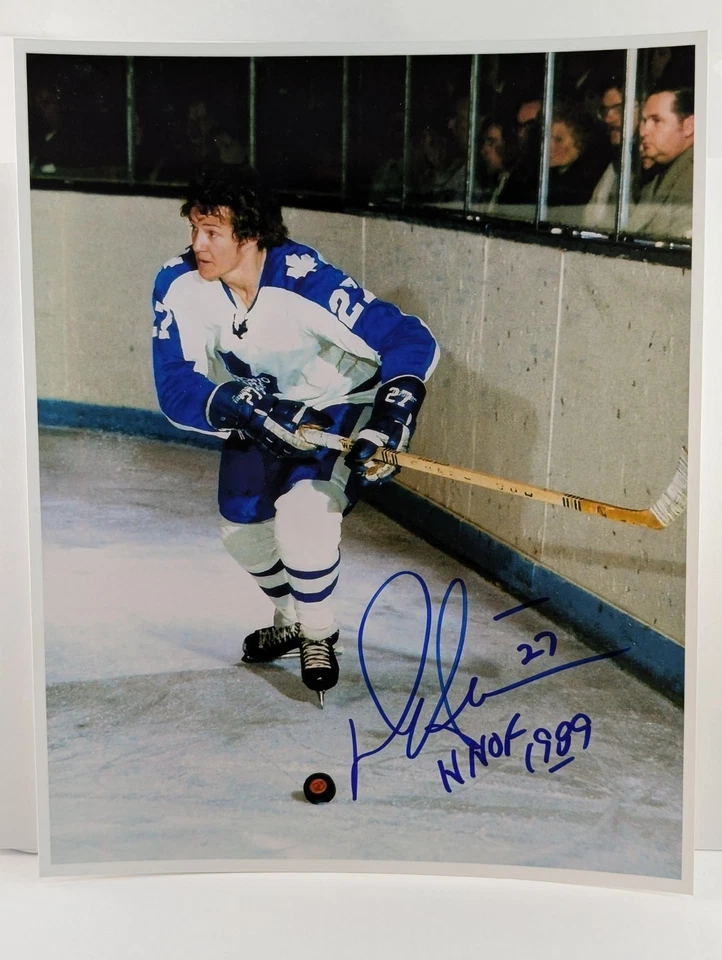 FOTO 8X10 HOJAS DE ARCE TORONTO AUTOGRAFIADAS POR DARRYL SITTLER COMO NUEVO Foto 1 de 1