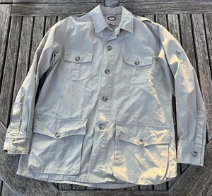 Vintage 1980’s BANANA REPUBLIC SAFARI Khaki Shirt Jacket Men's L 42 Gorp Tan 70s - Picture 1 of 12