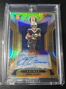 Chris Olave - Gold Standard Football 2022 - Saints - Sapphire - Auto - RC - /5 - Bild 1 von 4
