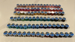 90 Coats & Clark Dual Duty All Purpose Thread 135 Yds/ Spools Poly Cotton Blend - Picture 1 of 10