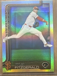 2025 Topps Sephia Chrome Tyler Fitzgerald #30 Giants - Picture 1 of 2