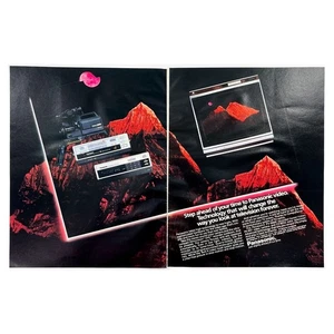 Panasonic VCR TV and Video Camera Magazine Print Ad 80s 2 Page VHS 1983 - Picture 1 of 3