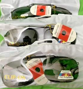 NEU Driving UV 08756A - 3-Augenschutz Clip auf Sonnenbrille / 56 mm - Bild 1 von 3