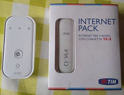 Modem portatile Wi-Fi saponetta Tim HSDPA ONDA+CHIAVETTA internet M201 14,4 TIM - Immagine 1 di 4