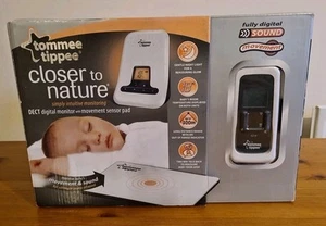 Monitor digital Tommee Tippee Closer To Nature DECT con almohadilla de sensor de movimiento nuevo - Imagen 1 de 10