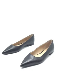 LAUREN RALPH LAUREN Bailarinas De Piel Negro Para Mujer T.39 US.8 UK.6 - Imagen 1 de 5