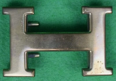 "Hebilla de cinturón de latón Hermes Paris" Foto 1 de 3