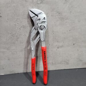 Knipex Pliers Wrench 7" 86 03 180 Tool SW 40 / 1.1/2” Smooth Jaw Push Botton 
