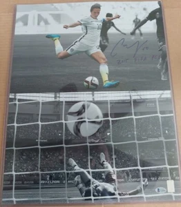 Carli Lloyd Signed 16x20 Photo 2015 FIFA Womens World Cup Hat Trick USA vs Japan - Picture 1 of 4