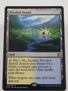 Mint Flooded Strand, Khans of Tarkir (KTK), non-foil Magic The Gathering MTG - Picture 1 of 15