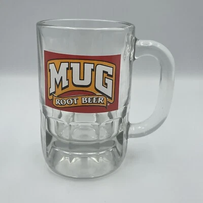 Винтажная кружка корневое пиво кружка редкая реклама стекла «КРУЖКА» корневое пиво дефект - Изображение 1 из 4