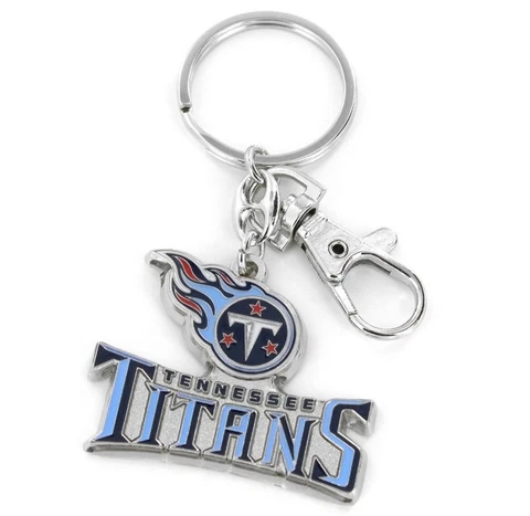 Tennessee Titans NFL Metal Heavyweight Keychain Team Logo Key Ring Cover