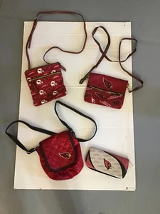 Lot (4) Dooney and Bourke Arizona Cardinals Cross Body Purses Wallet MAKE OFFER! - Picture 1 of 16