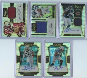 2016 Panini Select 5 Autograph Card Lot Inc. Doctson, Perkins, Langford, Worley - Picture 1 of 2