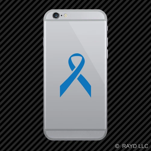 (2x) Cinta Cáncer de Mama Teléfono Celular Adhesivo Móvil Rosa Muchos Colores Foto 1 de 1