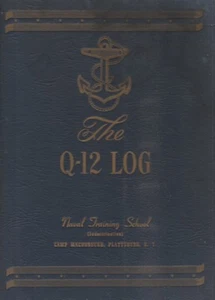 THE Q-12 LOG MARINE TRAINING SCHOOL (INDOKTRINATION) CAMP MACDONALD 1940'S YRBOOK - Bild 1 von 4