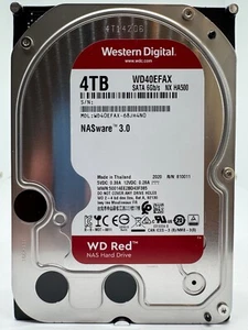 Western Digital WD RED 4TB WD40EFAX interne Festplatte 5400 RPM SATA 3 - Bild 1 von 4