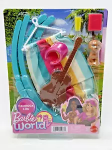 Barbie Mundo Hamaca Life Set con Hamaca Columpio y Accesorios - Imagen 1 de 10
