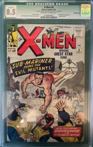 X-MEN #6 CGC 8.5 QUALIFIED - Picture 1 of 4