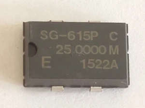 2pcs SEIKO EPSON SG-615P 25.0000MHz Oscillator XO CMOS TTL SMD - Picture 1 of 2