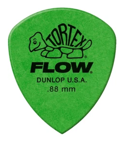 Dunlop Tortex Flow Plettro per Chitarra Spessore 0,88 mm Verde Usa 0.88 Standard - Foto 1 di 6