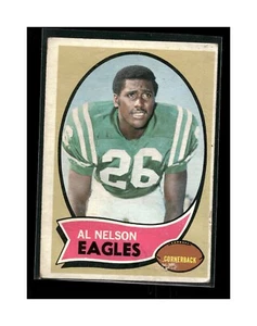 1970 Topps Football Karte Al Nelson RC Philadelphia Eagles #141 Sehr guter Zustand - Bild 1 von 2