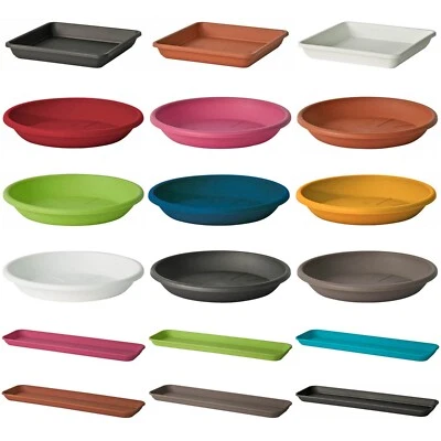 EURO3PLAST Untersetzer 30 Größen und 12 Farben zur Wahl Rund Eckig Quadratisch Rechteckig !