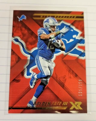 2018 Panini Xr Football Red Parallel #'d/299 Golden Tate III - Image 1 of 2