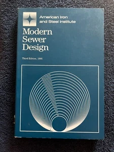 Modern Sewer Design ~ Various ~ 1980 ~ Third Edition ~ PB VG - Picture 1 of 3