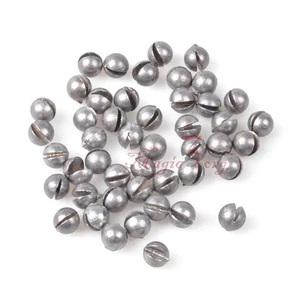 100pcs Fishing Round Weight 0.035oz Split Shot Egg Lead Sinkers Removable Perch  - Picture 1 of 4