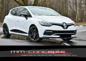 CUP alerón labio NEGRO para Renault Clio MK4 RS alerón delantero espada alerón  - Imagen 1 de 9