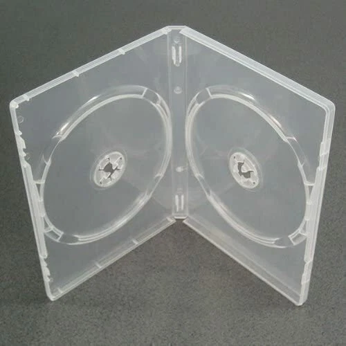 1 X Amaray 2 way Double Face on Face DVD CLEAR Case 14mm Spine BRAND NEW - Image 1 of 1