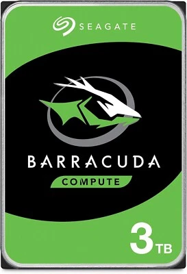 Seagate BarraCuda 3TB Internal 3.5" (ST3000DM008) HDD - Image 1 of 4