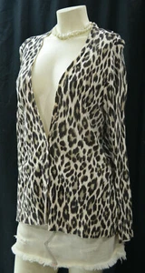 Chicos light knit jacket button jungle top sweater cardigan V Chico 2 M L NEW - Picture 1 of 9