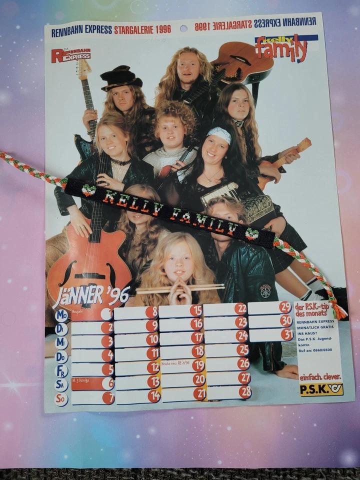 Alter Kelly Family Artikel Rennbahn Express Österreich Austria 90er - Bild 1 von 1