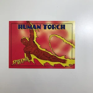 " HUMAN TORCH " Marvel Spider-Man 1997 Fleer Skybox Trading Card # 10 - Bild 1 von 5