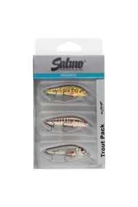 SALMO NEW Trout Pack -  3 x Freshwater Minnow Trout Fishing Lures - QMP011 - Picture 1 of 1