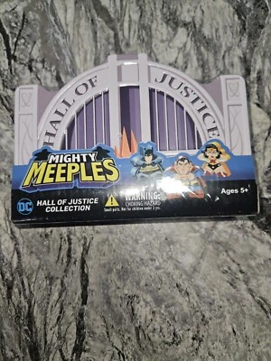 Mighty Meeples: DC Hall of Justice Collection (Serie 1) 7 figuras de hojalata Foto 1 de 2