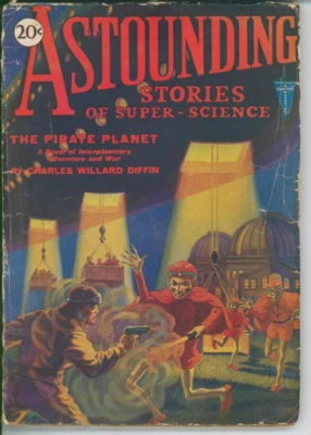 Astounding Stories Of Super-Science Vol. 4 Issue #2 Nov. 1930 WH Pirate Planet - Imagem 1 de 4
