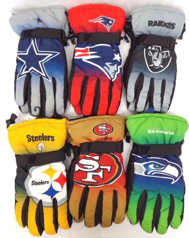 NFL Winter Big Logo Gradient Insulated Gloves Forever Collectibles FOCO Cover