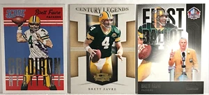Brett Favre INSERT LOT (3): 2008 Donruss Threads, 2015 & 2022 Score. Packers QB - Picture 1 of 10