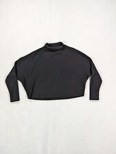 Melrose And Market Women's Crop Top Black Size M Long Sleeve