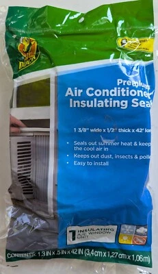 Duck Premium Air Conditioner Insulating Strip Seal Weather Cool Energy NEW 42' - Image 1 of 2