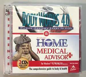 Body Works 4.0 Human Anatomy and Dr Schueler's Home Medical Advisor PC 2 CD Set - Picture 1 of 3