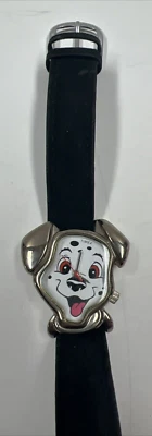 Reloj Pulsera Vintage Disney 101 Dalmation Perro Suerte Timex Correa Cuero Batería Nueva Foto 1 de 4