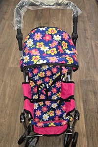 Twin Baby Doll Stroller - Pretend Play Baby Stroller for Dolls - Toy Stroller. - Picture 1 of 5