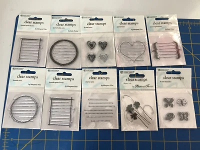 Clear acrylic stamps for journaling-AUTUMN LEAVES Brand-See photos & description - Image 1 of 4