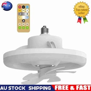 Dimmable LED Ceiling Fan Light 48W Remote 3-Speeds 360° Rotation Quiet Motor - Picture 1 of 9