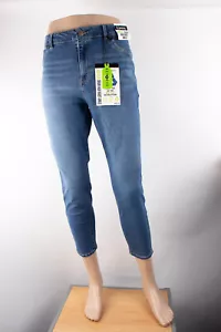 d. Jeans hochtaillierter Knöchel 16 (35 x 26) recycelte Damen-Denim-Jeans mittlere Waschung - Bild 1 von 10